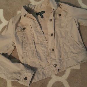 Lauren Jeans Co Khaki Jean Jacket